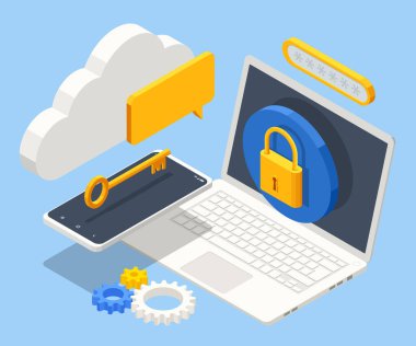 Isometric Data Güvenlik Sistemi. Siber güvenlik ve mahremiyet. Trafik Şifreleme, VPN, Gizlilik Koruma Antivirüsü. Koruma yazılımı, finans güvenliği