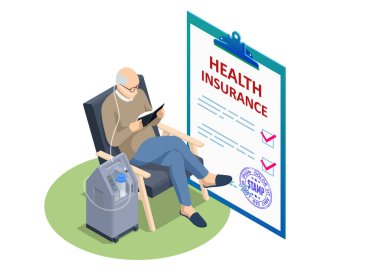 Isometric Sigorta Politikası, Sağlık Sigortası, Yaşlı Vatandaş Sağlık Planı. Emekliler için Sosyal Güvenlik Faydaları Formu. Emeklilik sigortası