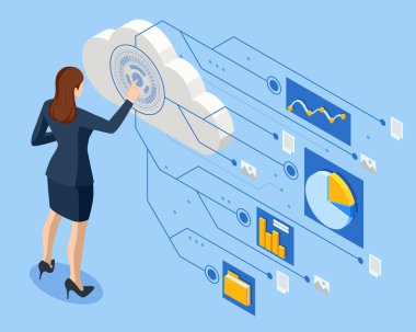 Isometric iş analizi, IOT şeylerin interneti, bulut ağı, araştırma, strateji istatistiği, planlama. Belge Yönetim Sistemi. Şirket dosyalarını arşivlemek, aramak ve yönetmek için yazılım.