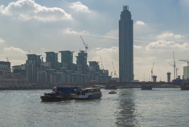 St George Wharf in Vauxhall, Londra, İngiltere