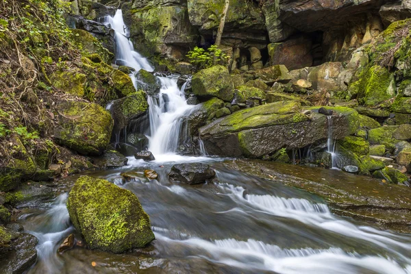 Waterfall in Lumsdale Valley — Stock Photo, Image