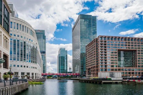 Canary Wharf, Londyn, Uk — Zdjęcie stockowe