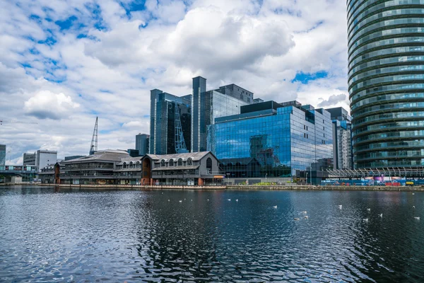 Canary Wharf, Londyn, Uk — Zdjęcie stockowe