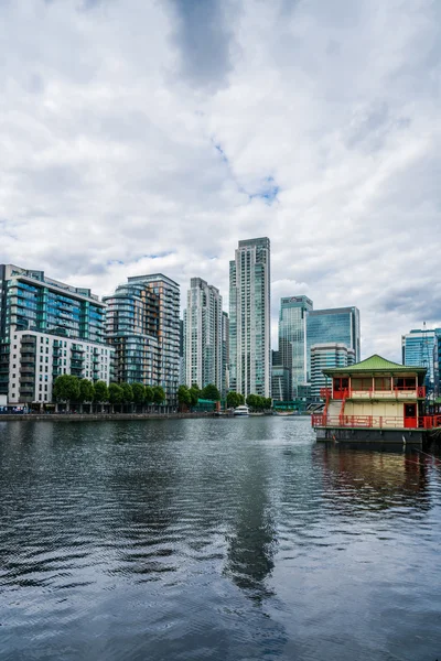 Canary Wharf, Londyn, Uk — Zdjęcie stockowe