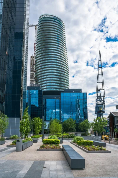 Canary Wharf, Londyn, Uk — Zdjęcie stockowe