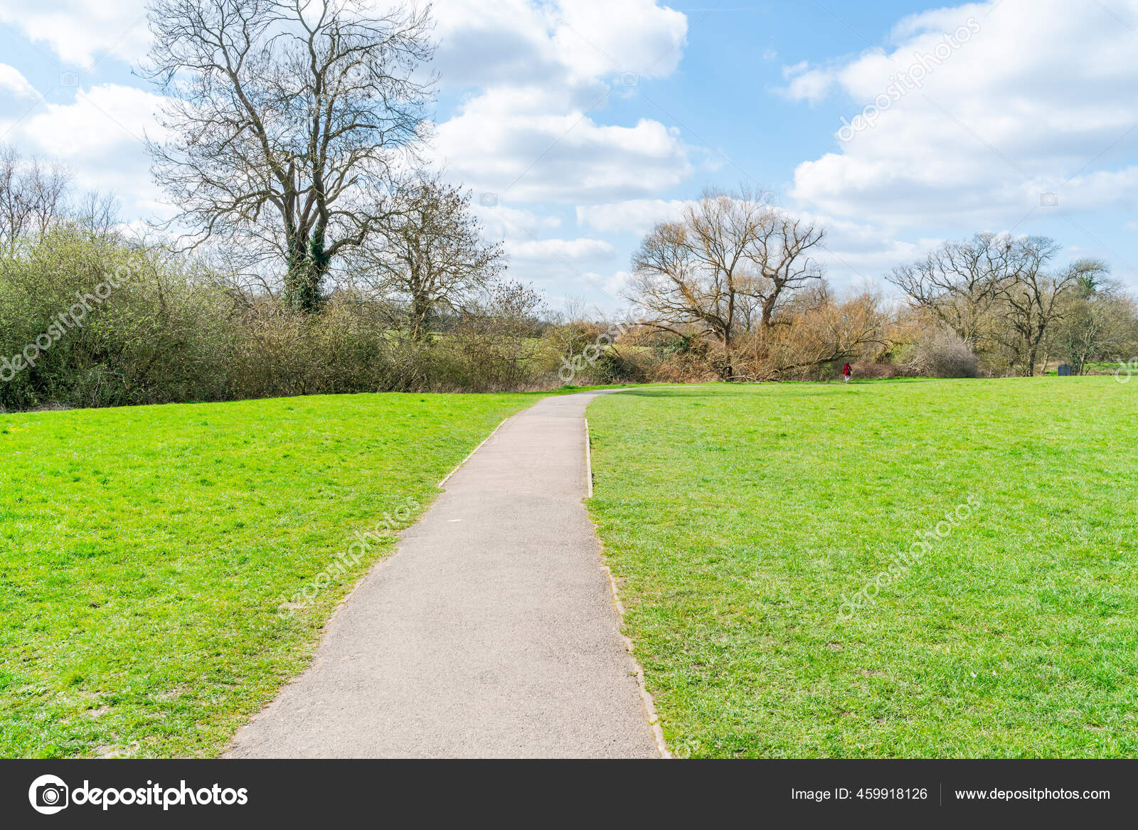 Dollis Valley Greenwalk Footpath Route London England Moat Mount Nature