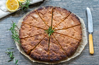 Ev yapımı biberiye ve limonlu kurabiye.