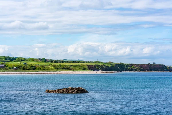 Widok Rzekę Tweed Berwick Tweed Northumberland — Zdjęcie stockowe