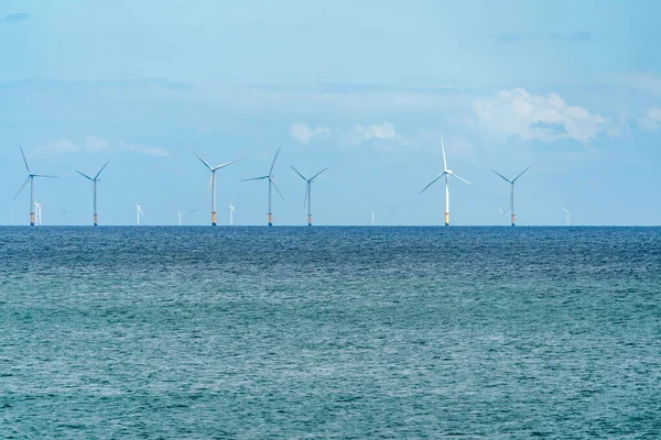 Gwynt-y-Mor offshore wind farm off the coast of Llandudno, North Wales