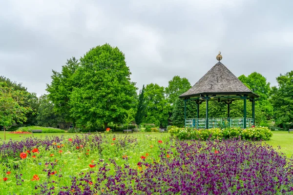 Bath Juni 2021 Prachtige Tuin Pergola Stad Bath Bekend Vernoemd — Stockfoto