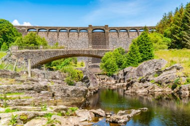 Elan Vadisi 'ndeki Craig Goch Barajı, Powys, Galler