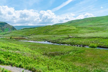 Galler 'in güzel kırsal manzarası Elan Vadisi, Powys, Galler