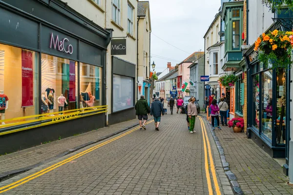 Tenby Wales Június 2021 Tenby Egy Tengerparti Város Pembrokeshire Wales — Stock Fotó