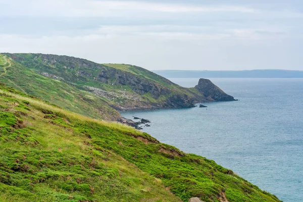 Pembrokeshire Coast Kustpad Langs Bridges Bay Wales — Stockfoto