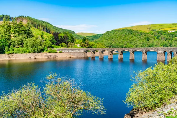 Garreg Ddu Dam Reservoir Elan Valley Powys Ουαλία — Φωτογραφία Αρχείου