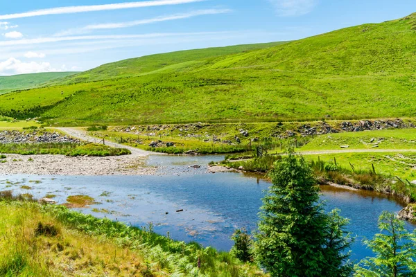 Veduta Della Bellissima Campagna Gallese Nella Elan Valley Powys Galles — Foto Stock