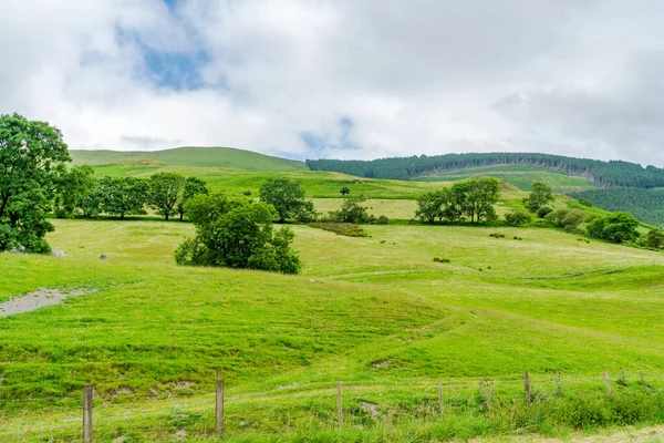 Vista Del Campo Región Rural Snowdonia Noroeste Gales — Foto de Stock