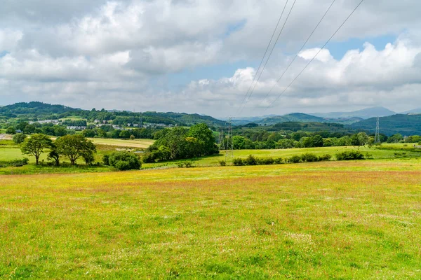 Walijski Krajobraz Wiejski Regionie Snowdonia Północno Zachodniej Walii — Zdjęcie stockowe