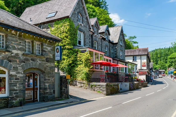 Betws Coed Wales Června 2021 Betws Coed Malebná Vesnice Údolí — Stock fotografie