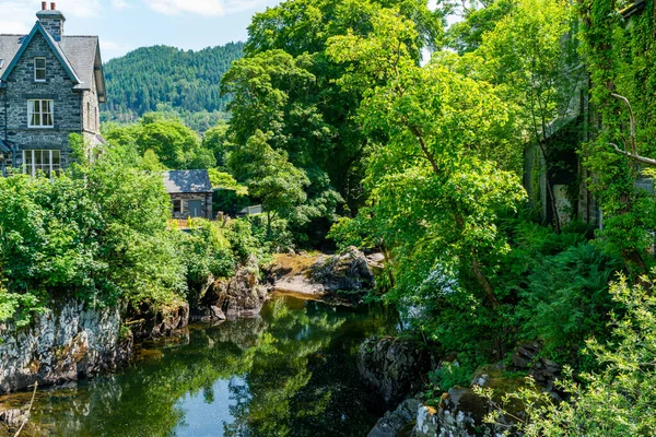 Llugwy Nehri Betws Coed Galler — Stok fotoğraf