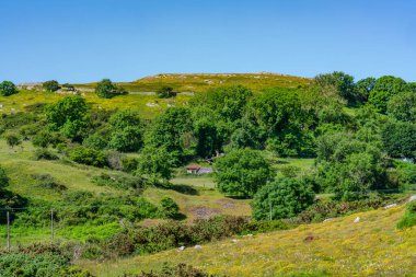 Llandudno, Galler 'deki Great Orme Burnu' nun güzel manzarası.