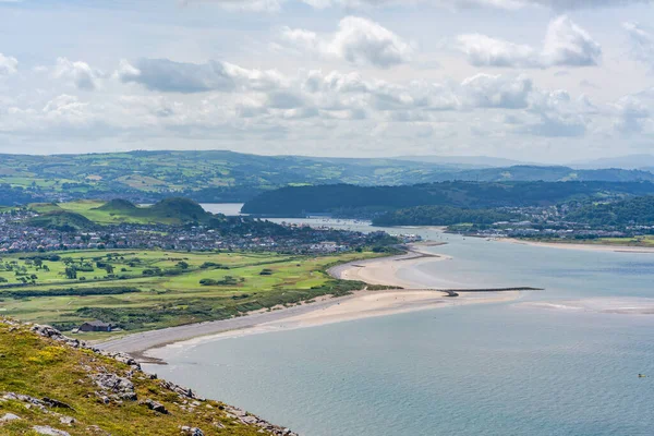 Uitzicht Vanaf Great Orme Landtong Llandudno Wales — Stockfoto