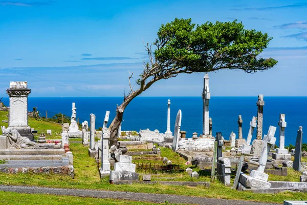 Llandudno Wales Julio 2021 Gran Cementerio Orme Promontorio Great Orme — Foto de Stock