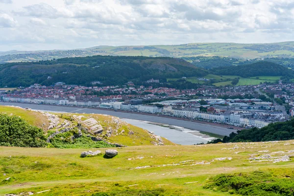 Llandudno Wales July 2021 Arial View Llandudno Area Great Orme — 스톡 사진