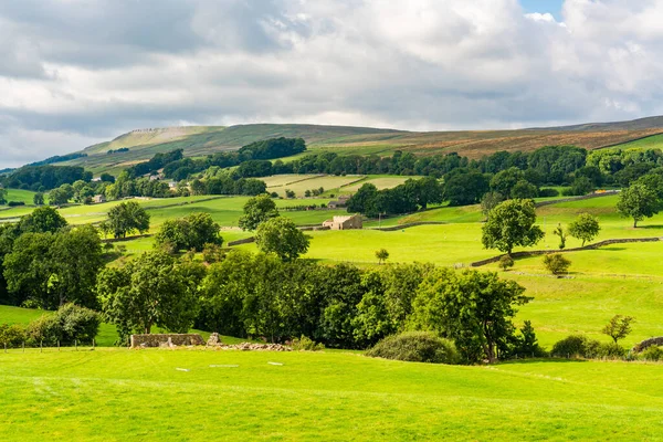 Hermoso Paisaje Rural Yorkshire Dales Yorkshire Del Norte Reino Unido — Foto de Stock