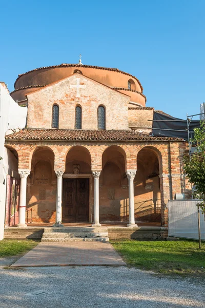 Церковь Санта-Фоска на острове Торчелло, Италия — стоковое фото