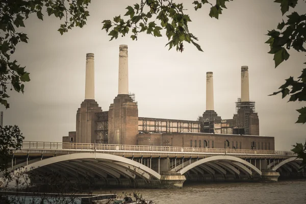 Battersea power station, Londyn, Wielka Brytania — Zdjęcie stockowe