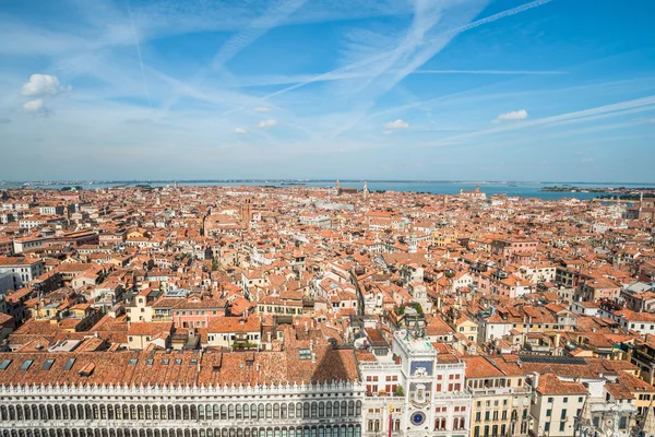 Panoramic aerial view of Venice — Stock Photo, Image