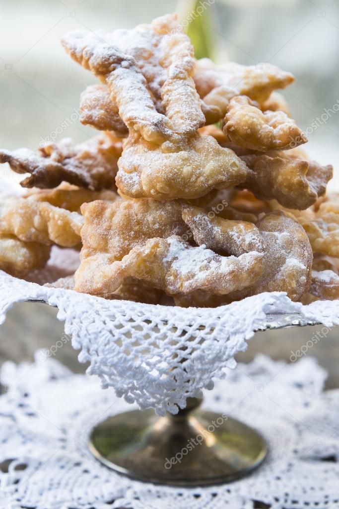 Frappe -  typical Italian carnival fritters