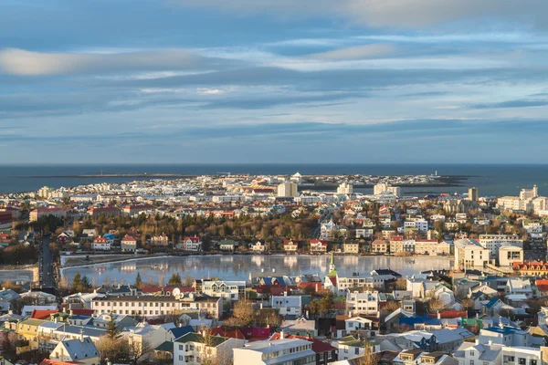 Reykjavik, Iceland - arial view — Stock Photo, Image