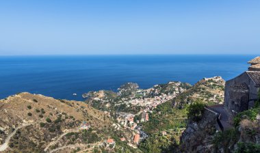 Taormina Castelmola, Sicilya gelen görünümü