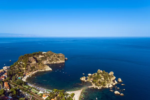 Vista de Taormina desde arriba, Sicilia — Foto de Stock