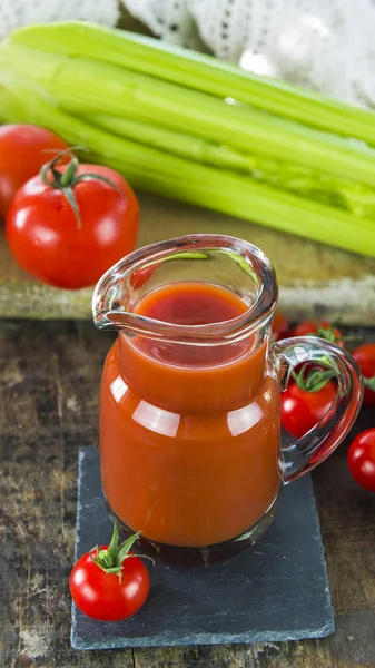 Sumo de tomate — Fotografia de Stock