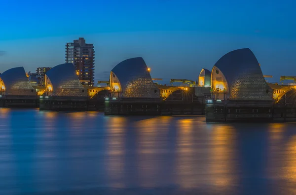 Thames Barrier a Londra, Regno Unito — Foto Stock