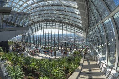 Sky Garden adlı 20 Fenchurch Street, Londra, İngiltere