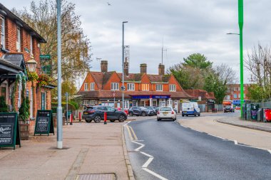 CROXLEY GREEN, İngiltere - NOVEMBER 18, 2025: Croxley Green, İngiltere 'de Watford ve Rickmansworth arasında yer alan bir köy, Londra' nın merkezinin yaklaşık 20 mil kuzeybatısında.