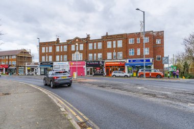 CROXLEY GREEN, İngiltere - NOVEMBER 18, 2025: Croxley Green, İngiltere 'de Watford ve Rickmansworth arasında yer alan bir köy, Londra' nın merkezinin yaklaşık 20 mil kuzeybatısında.