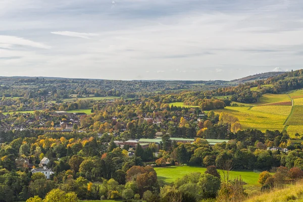 İngilizce kırsal kesimde sonbahar renkleri — Stok fotoğraf