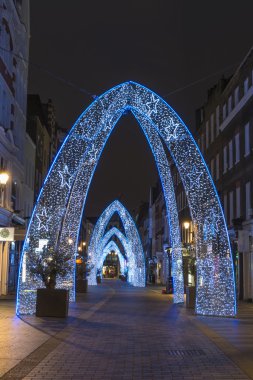 Güney Molton Caddesi Noel ışıkları