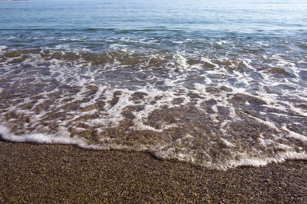 Fala morze i plaża. — Zdjęcie stockowe