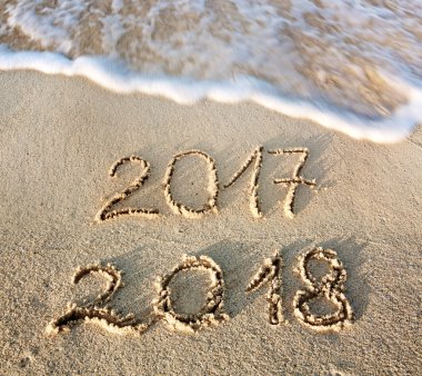 Yeni yıl 2018 önümüzdeki kavramdır.