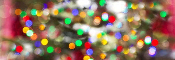 Natal abstrato borrão fundo de árvore de Natal — Fotografia de Stock