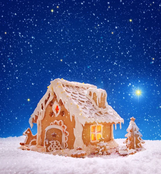 Holiday Gingerbread house . — Stock Photo, Image