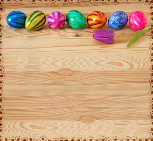 Colorful Easter eggs. — Stock Photo, Image