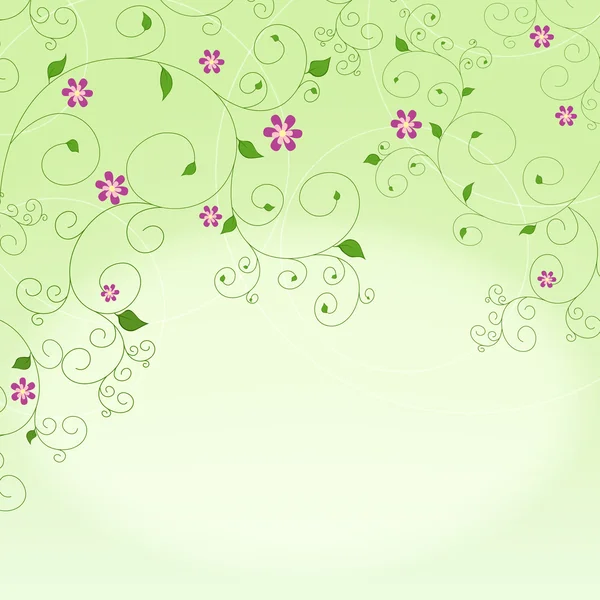 Fleurs de fond. — Image vectorielle
