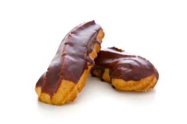 Eklerleri çikolata ile .